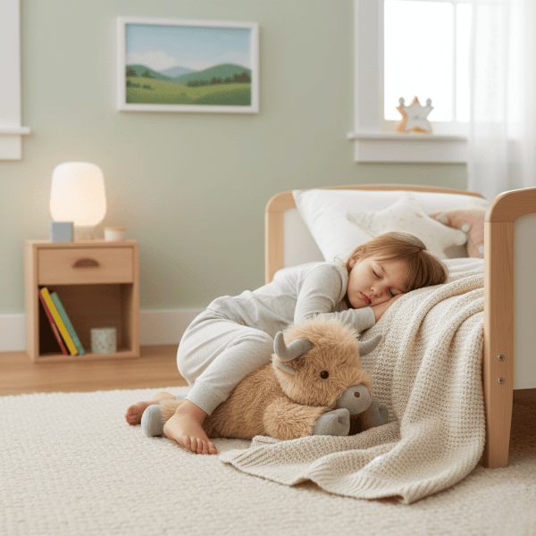 MOOLETTE – Schattige Hoogland Koe Plush met Gezellig, Knuffelbaar Ontwerp