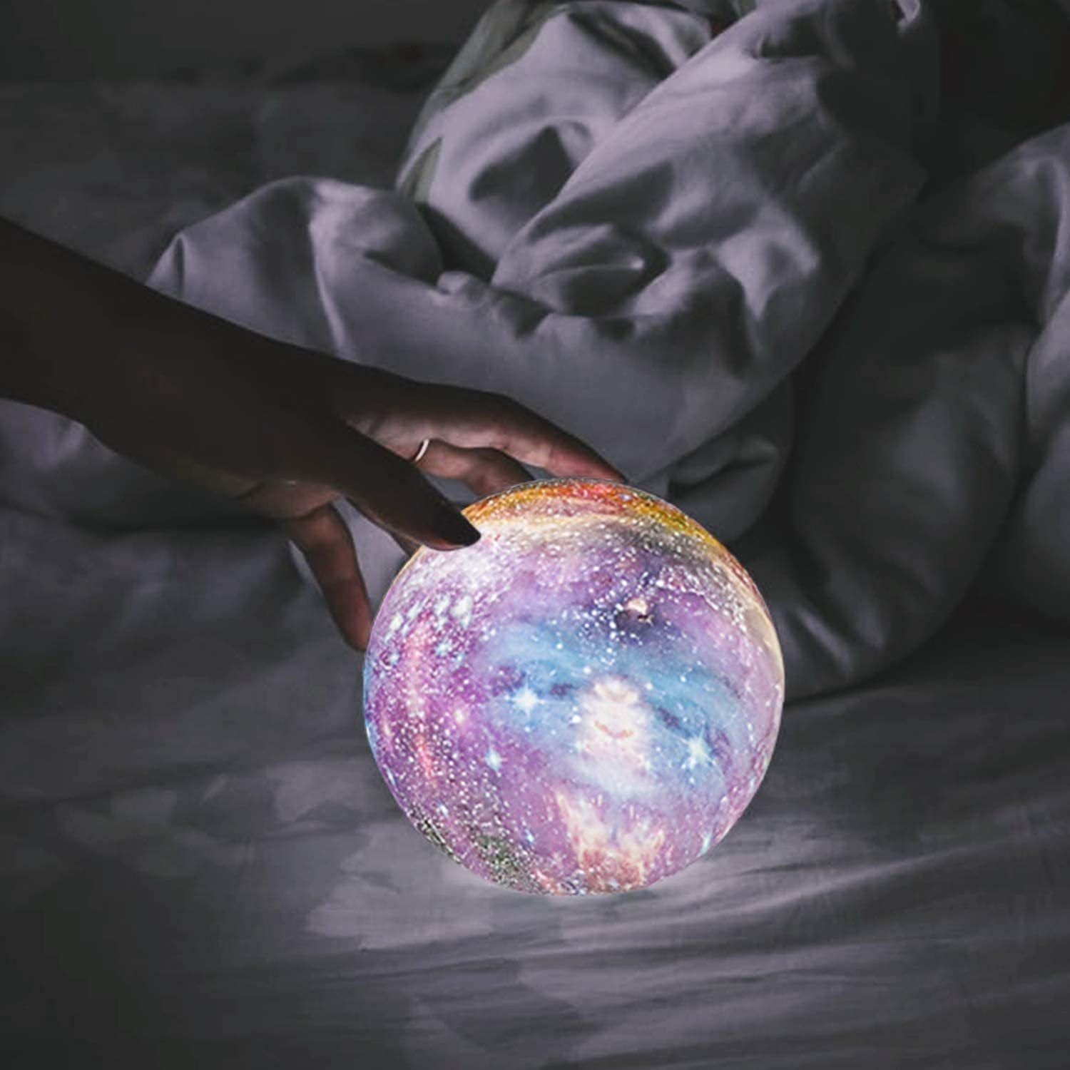Sterrenpatroon Nachtlamp | Touch-bediening, oplaadbaar