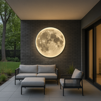 Lunara Maan Wandlamp Toont Realistische Kraterdetails En Zachte LED Glans