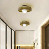 Morrow Glazen Schijf Plafondlamp/Wandlamp