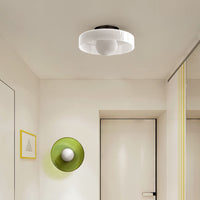 Morrow Glazen Schijf Plafondlamp/Wandlamp