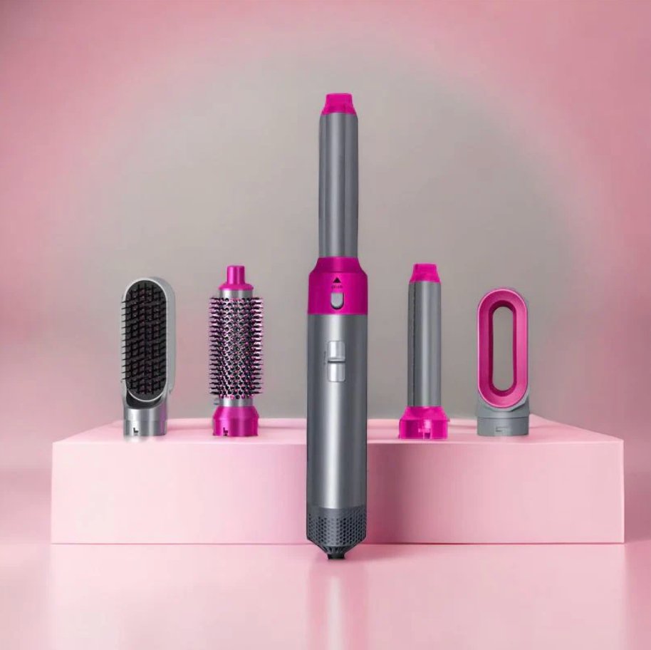 Brosse Coiffante 5 In 1 Met Coanda Effect En Ionen Technologie Voor Drogen En Krullen
