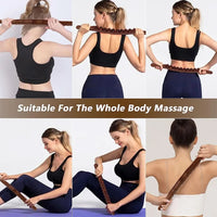WOOLEASE – Gua Sha Massagestock van Natuurlijk Hout