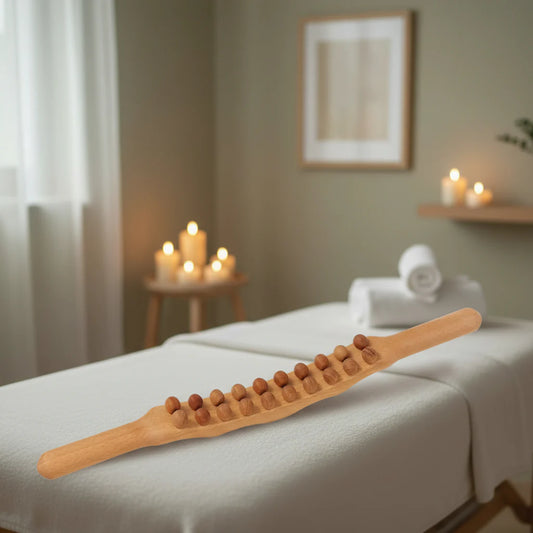 WOOLEASE – Gua Sha Massagestock van Natuurlijk Hout