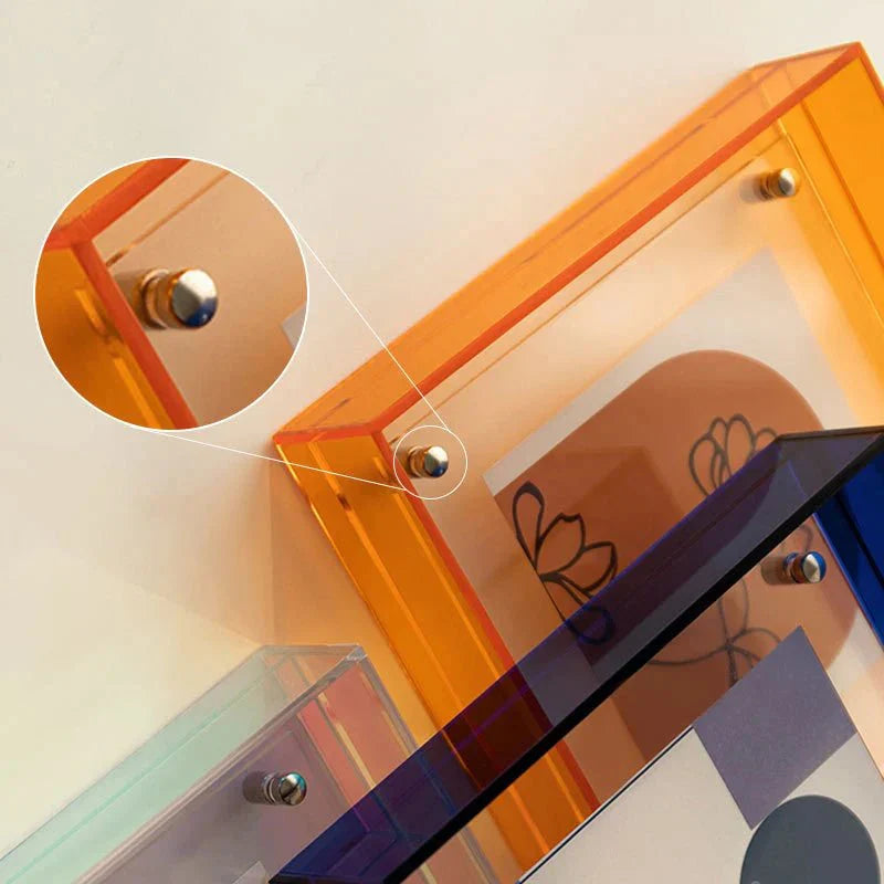 Zwevende Acryl Fotolijst | Hedendaags Ontwerp voor Muur & Tafel