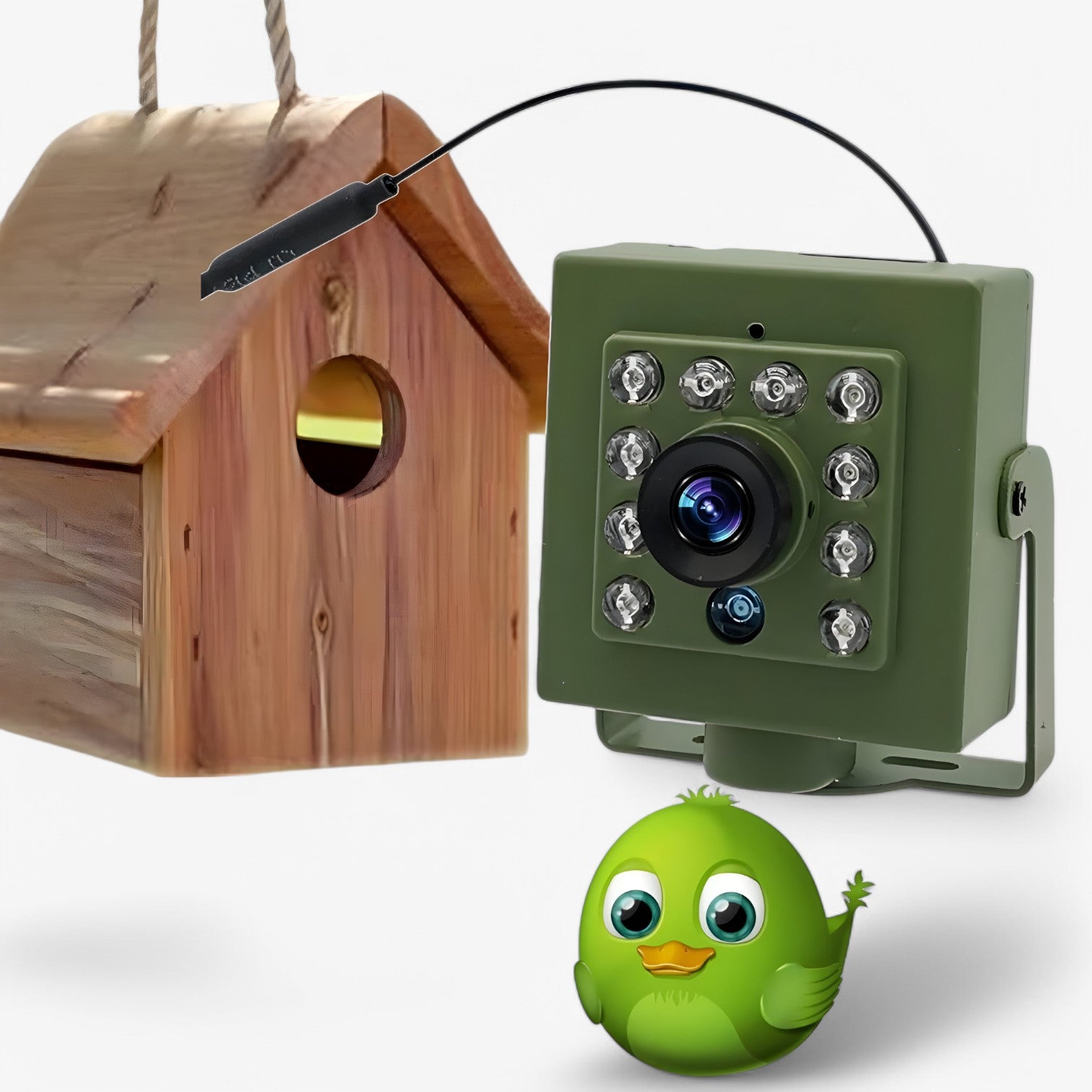 NestCam | WLAN-camera – 1080p HD & Weerbestendig voor perfecte vogelobservatie