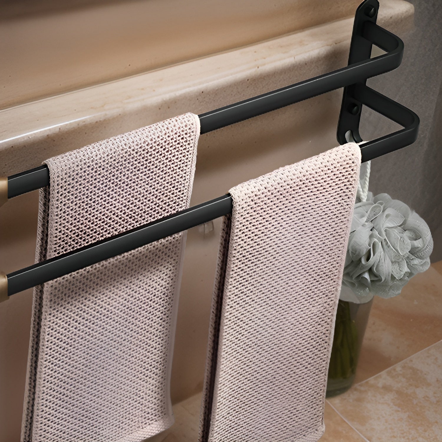 Neyora | Wandhanddoekhouder – Duurzame Elegantie in Aluminium