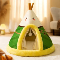 Kattenbed Tent van Zacht Fleece