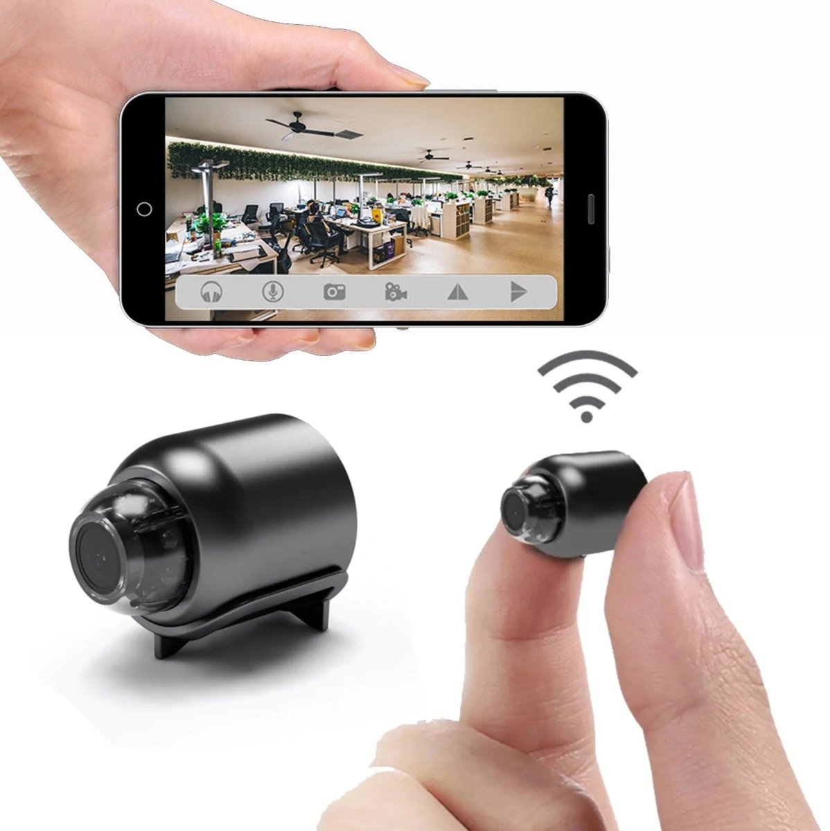 Kleine Draadloze Nachtzichtcamera voor Hu beveiling