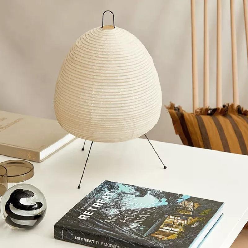 Sereni Lamp Rijstpapier Licht | Handgemaakte elegantie voor gezellige, minimalistische ruimtes