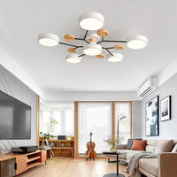 Scandinavische LED Plafondlamp | Vertakt Modern Lichtdesign