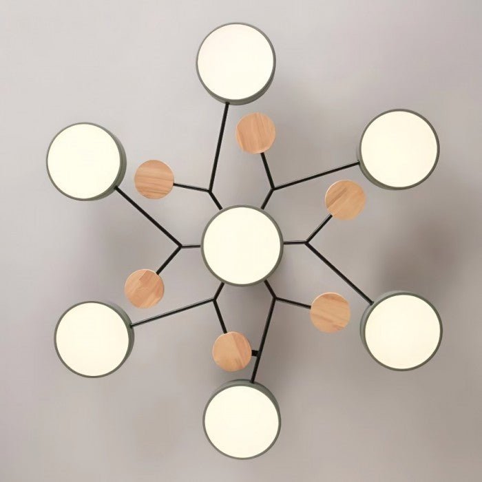 Scandinavische LED Plafondlamp | Vertakt Modern Lichtdesign