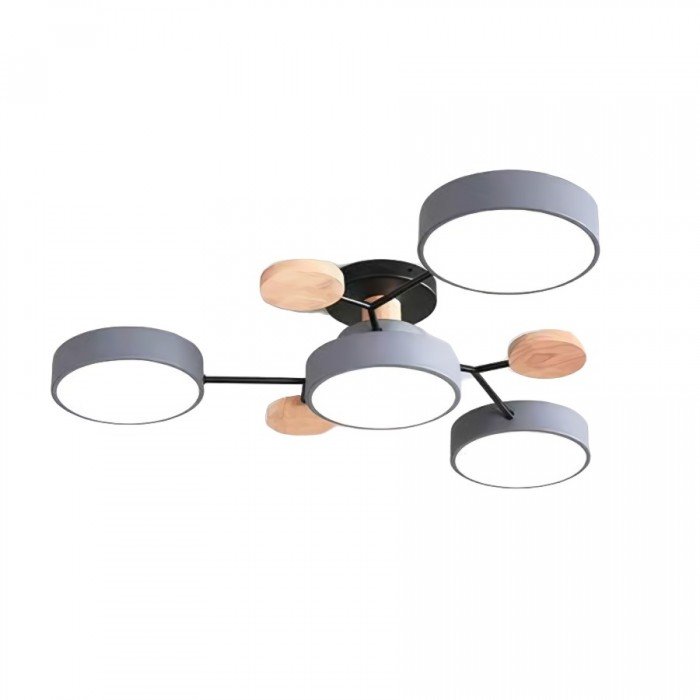 Scandinavische LED Plafondlamp | Vertakt Modern Lichtdesign