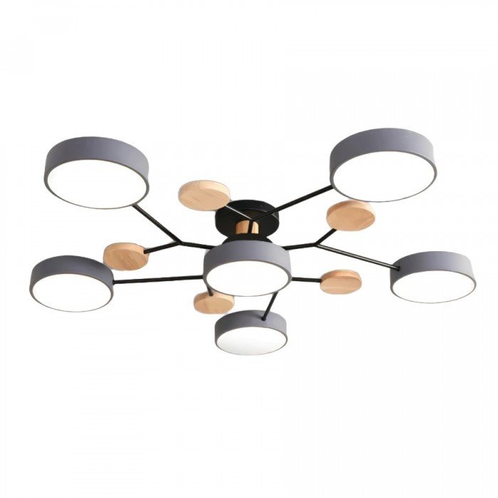 Scandinavische LED Plafondlamp | Vertakt Modern Lichtdesign