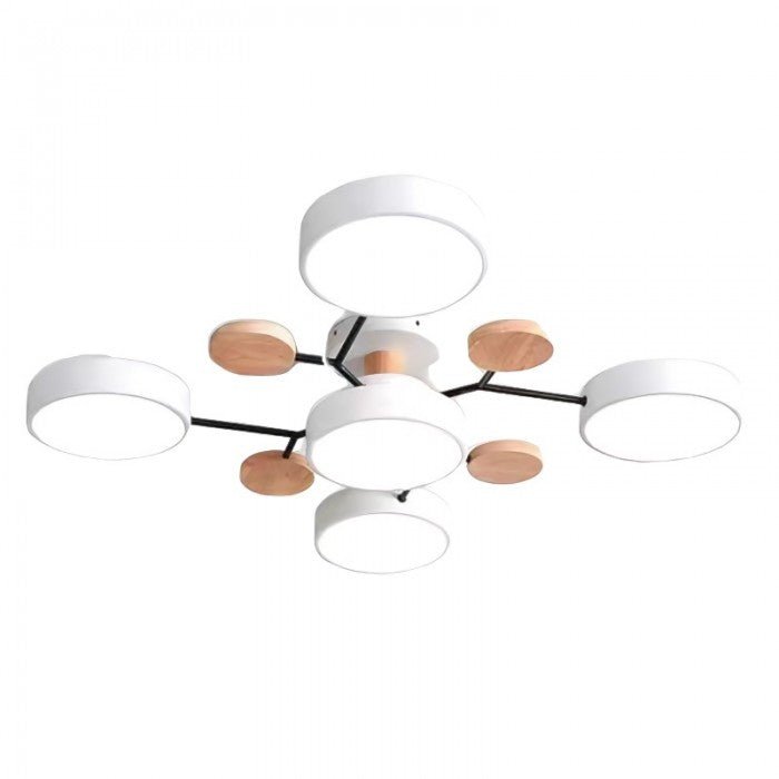 Scandinavische LED Plafondlamp | Vertakt Modern Lichtdesign