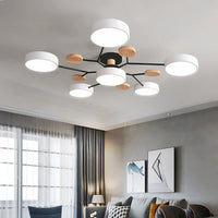 Scandinavische LED Plafondlamp | Vertakt Modern Lichtdesign