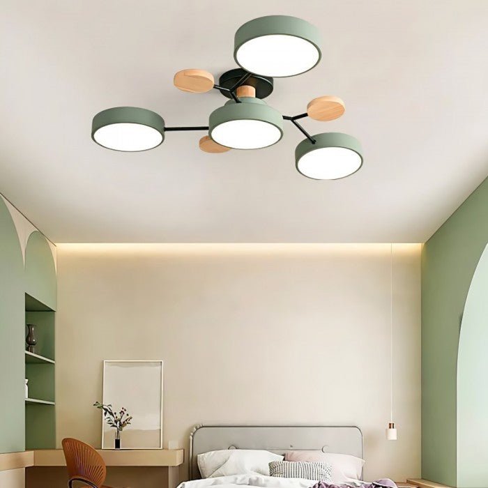 Scandinavische LED Plafondlamp | Vertakt Modern Lichtdesign