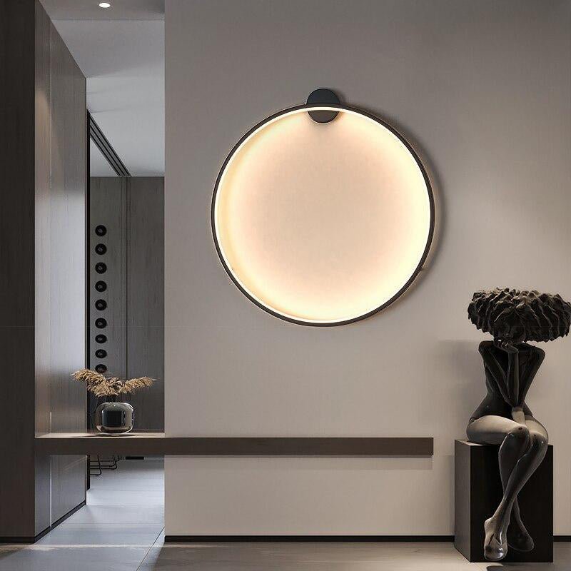 NovaHalo LumaNova Circulaire Wandlamp Voor Moderne Minimalistische Interieurs