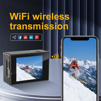 Ultra HD Sport Pro Camera - 4K, WiFi-geactiveerd, Waterdicht