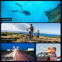 Ultra HD Sport Pro Camera - 4K, WiFi-geactiveerd, Waterdicht
