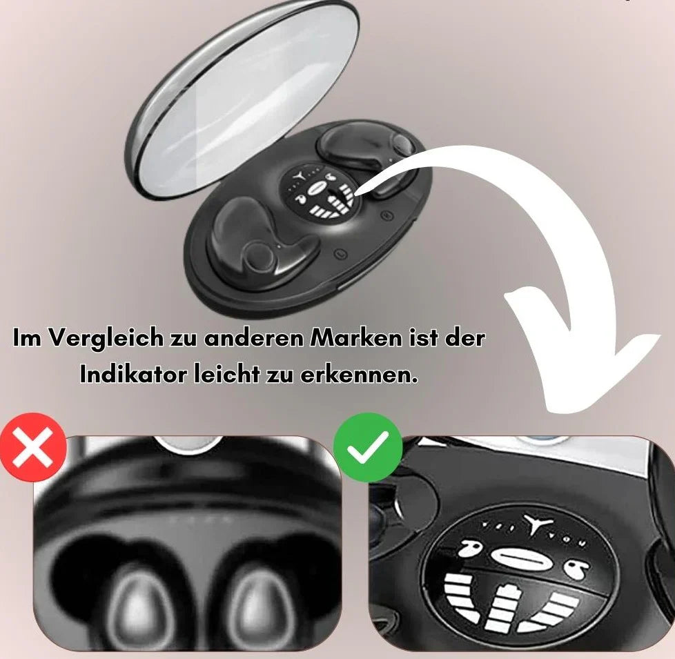 Oordopjes voor slaap en dagelijks gebruik | Ultradunne Bluetooth hoofdtelefoon | Slaapkoptelefoon | DroomBuds