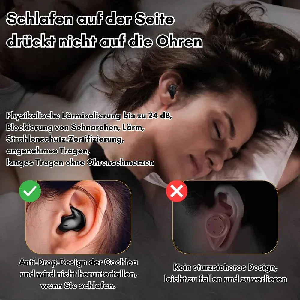 Oordopjes voor slaap en dagelijks gebruik | Ultradunne Bluetooth hoofdtelefoon | Slaapkoptelefoon | DroomBuds