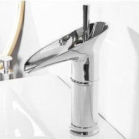 Waterval Wastafelmengkraan in Messing met Elegante Ontwerp voor Badkamer