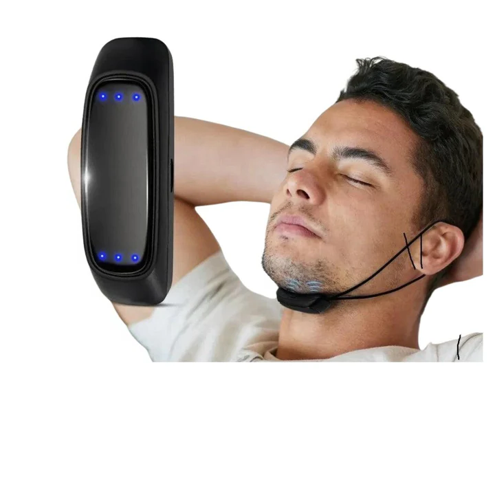 Slimme Anti-Snurkapparaat EMS Pulse Stop Snore Draagbaar Comfortabel Slaap Goed Stop Snurken Gezondheidszorg Slaap Apneu Hulp USB
