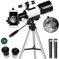 Skanto | Professioneel Astronomisch Telescoop | 70mm Opening, 300mm Brandpuntsafstand & Eenvoudige Opstelling voor Sterrenkijken en Natuurverkenning