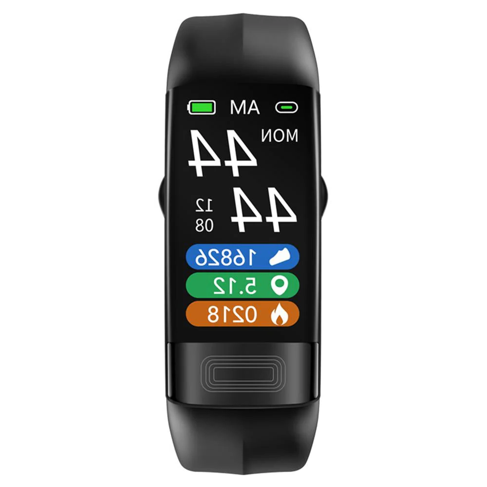 Slimme polsband met bloeddrukmeter – ECG, hartslag, zuurstofsaturatie en slaapmonitor – goedgekeurd door de FDA