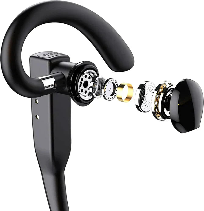 Trucker Dual Mic Draadloze Bluetooth 5.1 Noise Cancelling Headset/Oortelefoon
