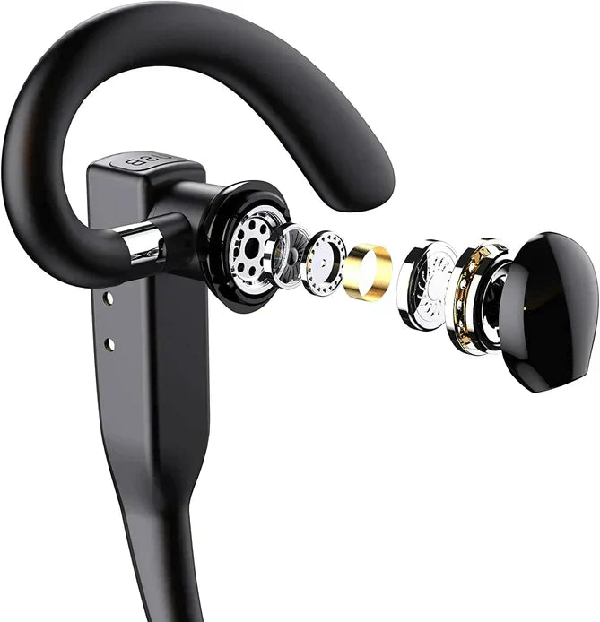 Trucker Dual Mic Draadloze Bluetooth 5.1 Noise Cancelling Headset/Oordopjes
