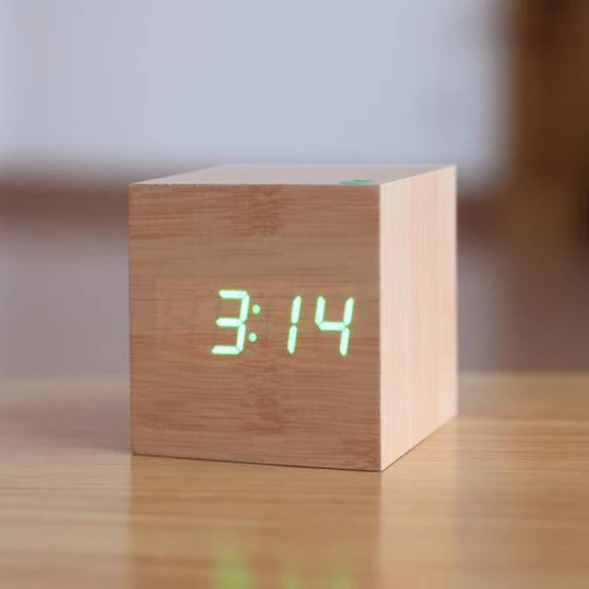 Moderne Digitale Houten Klok