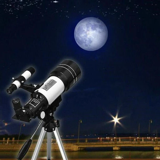 Skanto | Professioneel Astronomisch Telescoop | 70mm Opening, 300mm Brandpuntsafstand & Eenvoudige Opstelling voor Sterrenkijken en Natuurverkenning