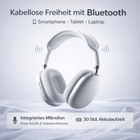Over-Ear Noise Cancelling Hoofdtelefoon met Bluetooth & Geluidsisolatie (ANC)