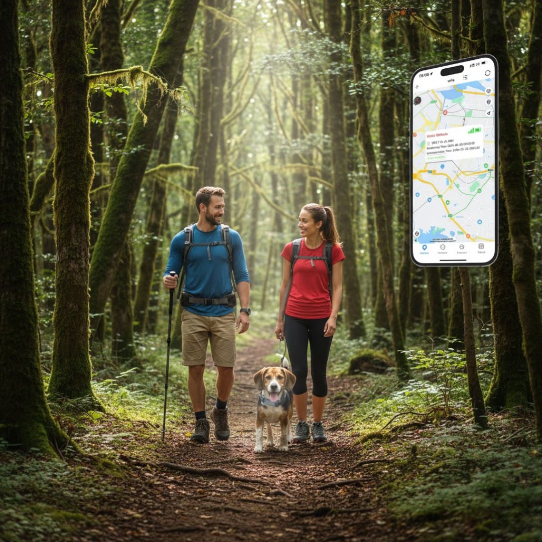 PawGuardian | Waterdichte GPS-halsband voor honden en katten