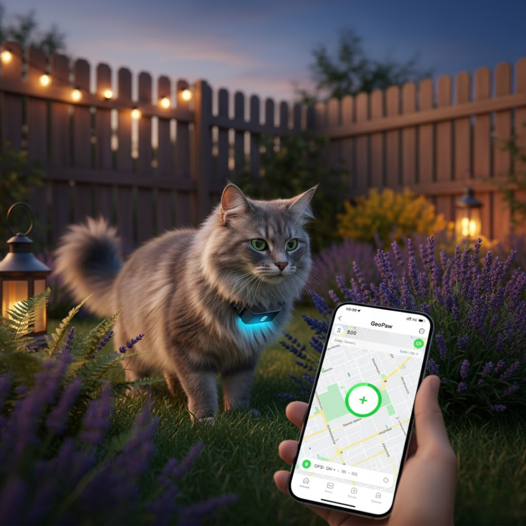PawGuardian | Waterdichte GPS-halsband voor honden en katten