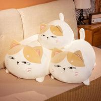 FluffMew Reuzenkat Pluche  | Schattige en oversized opgezette kat voor ontspanning en decor