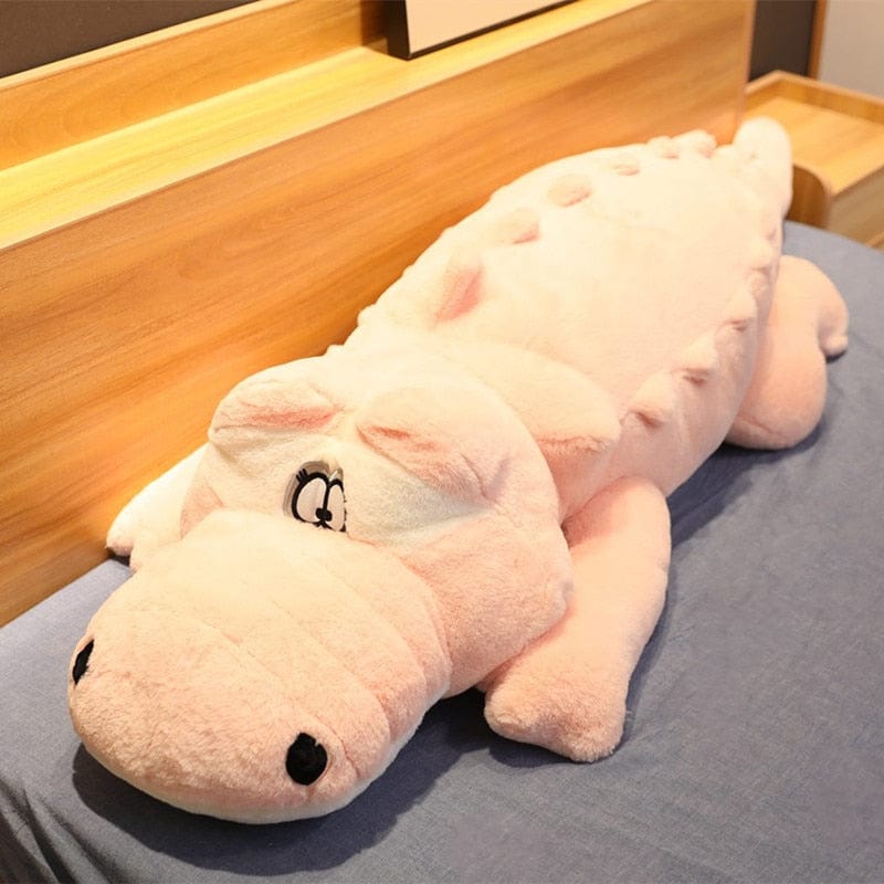 CuddleCroc XL Pluche Kussen | 150CM Grote Zachte Krokodil Knuffeldier Speelgoed voor Kinderen & Geschenken