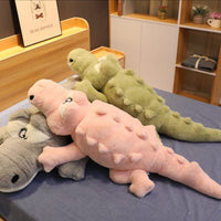 CuddleCroc XL Pluche Kussen | 150CM Grote Zachte Krokodil Knuffeldier Speelgoed voor Kinderen & Geschenken