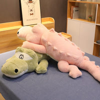 CuddleCroc XL Pluche Kussen | 150CM Grote Zachte Krokodil Knuffeldier Speelgoed voor Kinderen & Geschenken