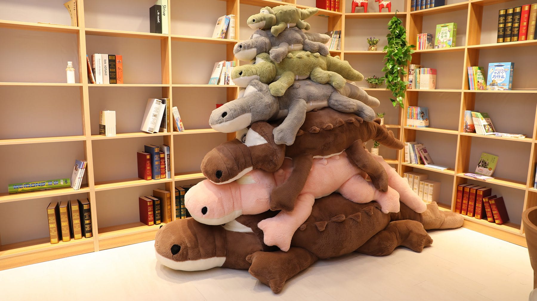 CuddleCroc XL Pluche Kussen | 150CM Grote Zachte Krokodil Knuffeldier Speelgoed voor Kinderen & Geschenken