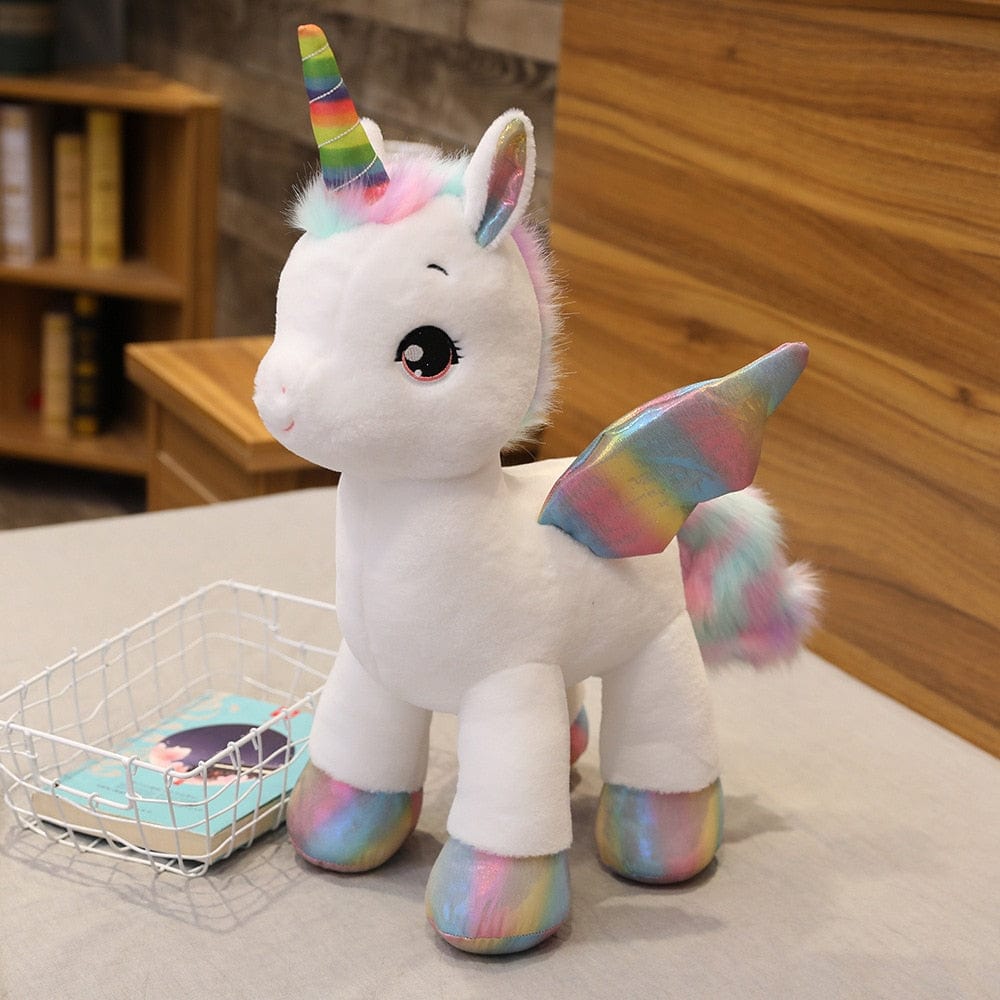 MythicSnuggle Schattig Eenhoorn Kussen Pluche | Luxueus zacht eenhoornpluche van hoge kwaliteit voor kinderen, interieur en comfort voor het slapen gaan.