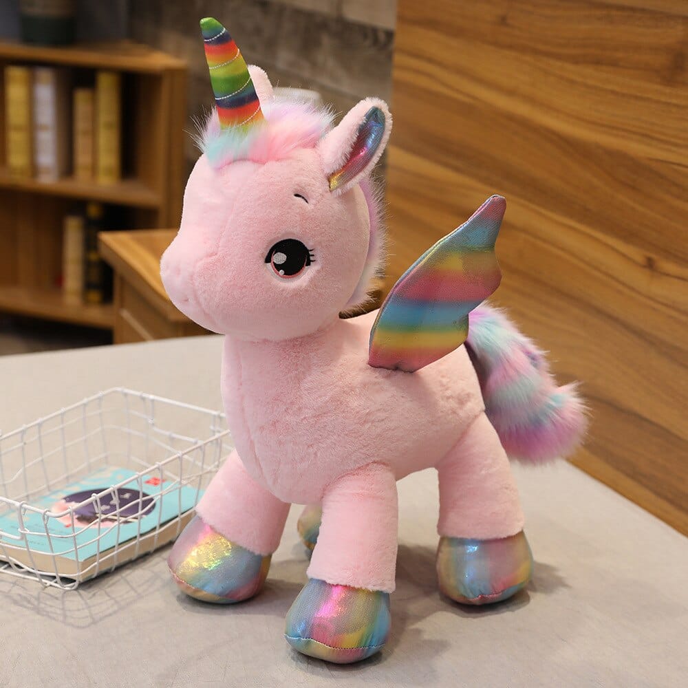 MythicSnuggle Schattig Eenhoorn Kussen Pluche | Luxueus zacht eenhoornpluche van hoge kwaliteit voor kinderen, interieur en comfort voor het slapen gaan.