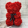 PetalCuddle Eeuwige Roos Beer  | Romantische kunstbloemen teddy voor Moederdag en feesten
