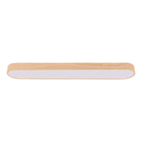 Nordic Glow LED Plafondmontage Ovaal met Houten Accent