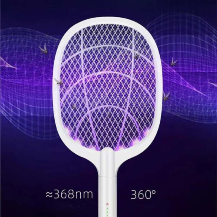 PestZap Oplaadbare Muggenverdelger – 2-in-1 Racket & Staande Lamp