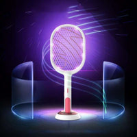 PestZap Oplaadbare Muggenverdelger – 2-in-1 Racket & Staande Lamp