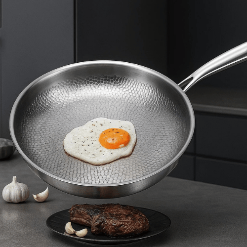 Pan voor Inductie & Gas | Pan zonder Coating van Titanium | Bratix