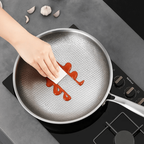 Pan voor Inductie & Gas | Pan zonder Coating van Titanium | Bratix